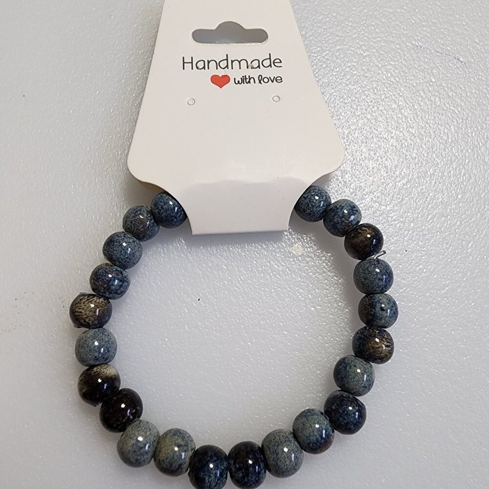 Natural Stone Beaded Bracelet